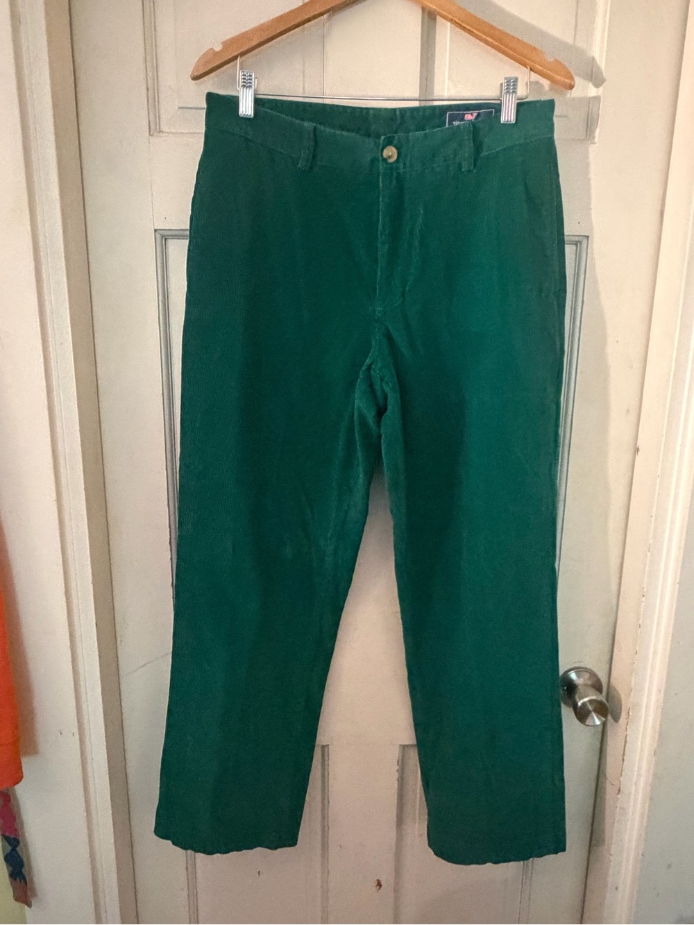 Vineyard Vines Deep Green Corduroy Trousers